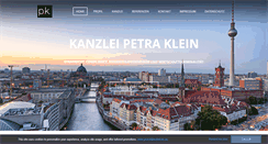 Desktop Screenshot of kanzleipetraklein.de